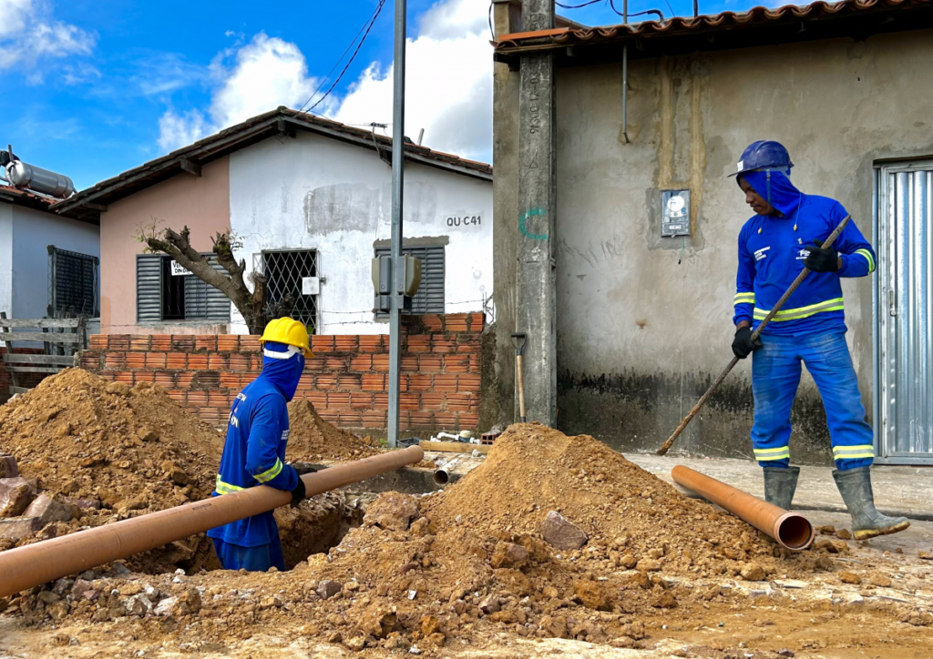 Obras de esgoto Timon avança rumo ao desenvolvimento socioambiental