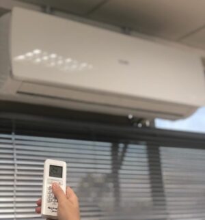 Deixe a temperatura em 23 graus ou mais