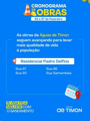 águas de timon cronograma2